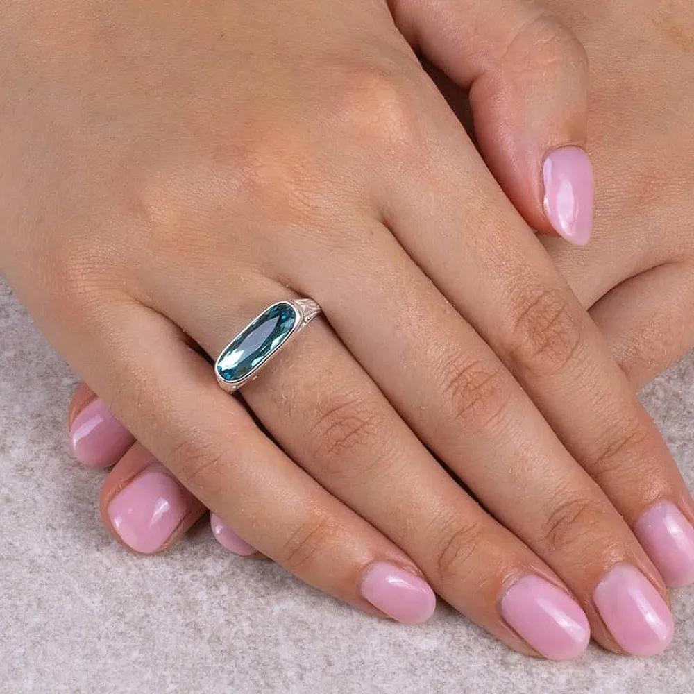 Flash Sale Bague de Cristal Eaux Profondes Bagues