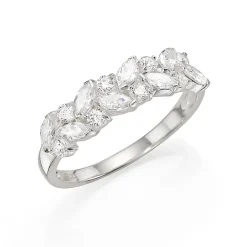 Cheap Bague en Argent Couronne Rayonnante Bagues