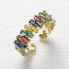 Cheap Bague en Cristal Reflets Arc-en-Ciel Bagues