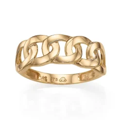 Clearance Bague en Or Entrelacs Lumineux Bagues
