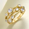 Discount Bague Rêveries de Pierre de Lune Bagues