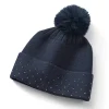 Best Bonnet Bleu Vœux d’Hiver Accessoires Cheveux