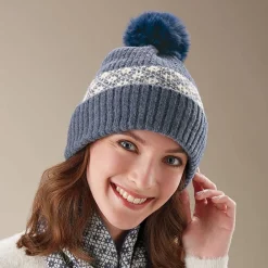 New Bonnet Fleurs Givrées Accessoires Cheveux