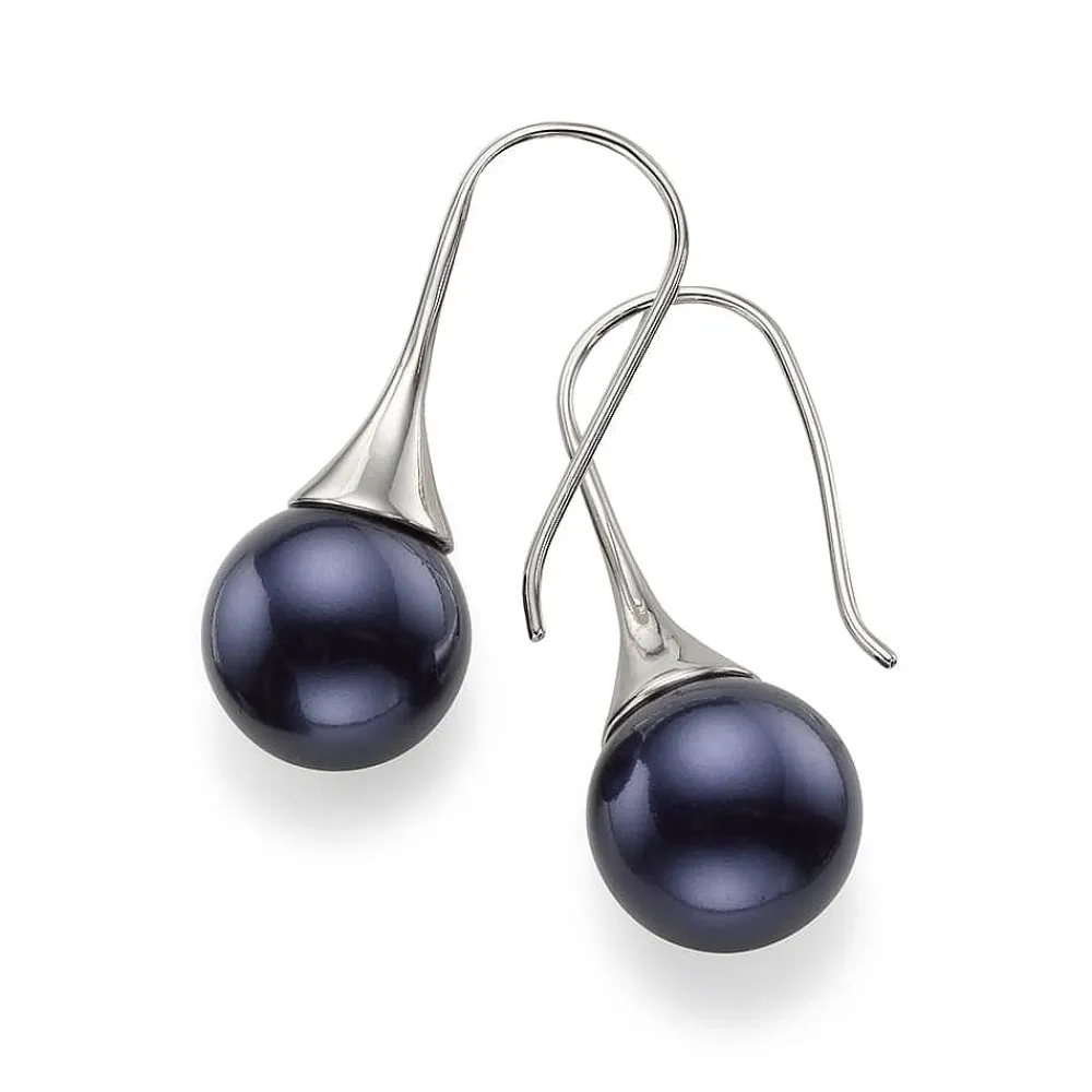 Fashion Boucles d'oreille Bleu Marine De Nuit Boucles D'oreilles