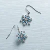 New Boucles d'oreilles de Cristal Qu’il Neige Boucles D'oreilles