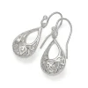 Discount Boucles d’oreilles en Argent Élégance Ornamentale Boucles D'oreilles