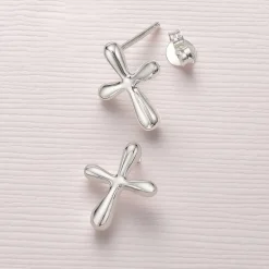 Best Boucles d'oreilles en Argent Éclat de la Foi Boucles D'oreilles
