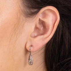 Fashion Boucles d'oreilles en Argent Enveloppée Dans la Gloire Boucles D'oreilles