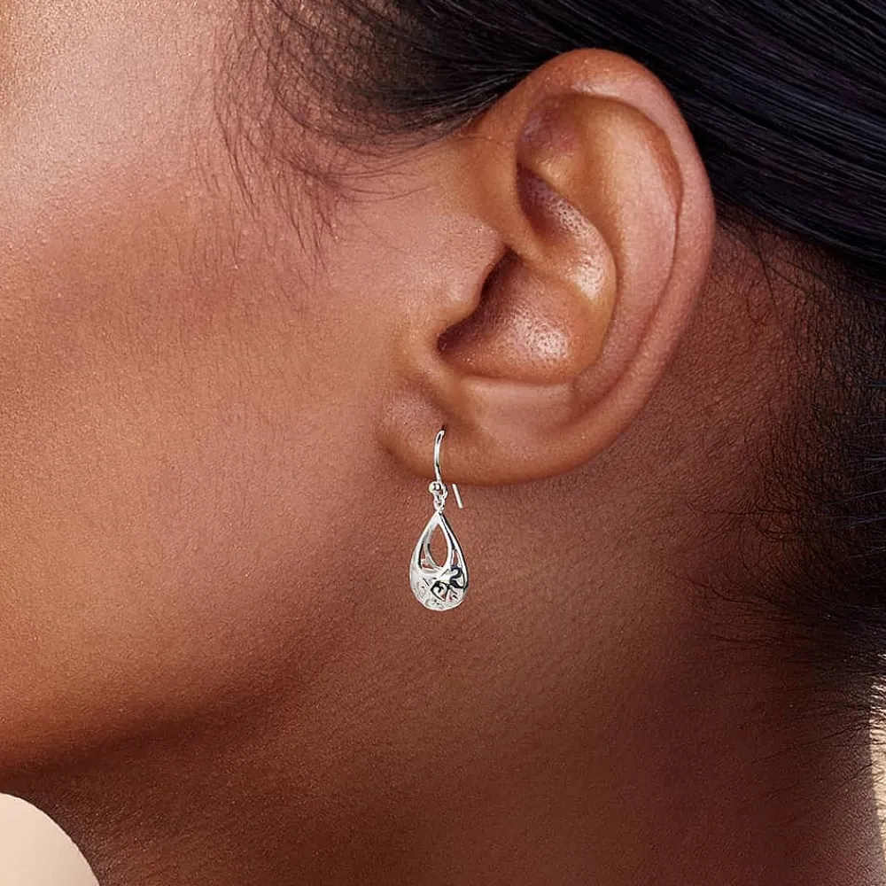Discount Boucles d’oreilles en Argent Élégance Ornamentale Boucles D'oreilles