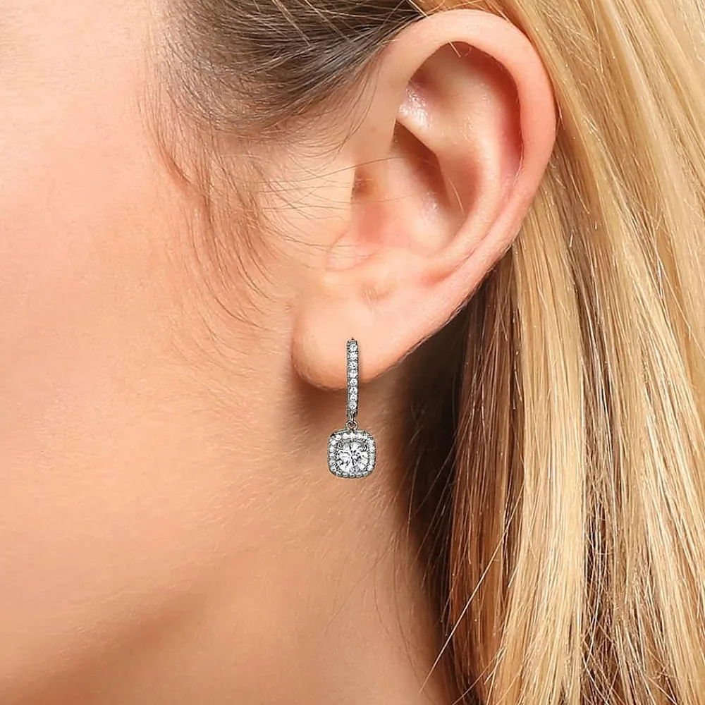 Sale Boucles d’oreilles en Cristal Habiller pour Impressionner Boucles D'oreilles