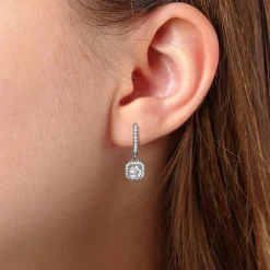 Sale Boucles d’oreilles en Cristal Habiller pour Impressionner Boucles D'oreilles