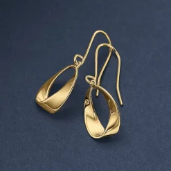 Flash Sale Boucles d’oreilles en Or Ruban Rayonnant Boucles D'oreilles