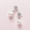 Fashion Boucles d'oreilles en Perles Damoiselle Art Déco Boucles D'oreilles