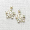 Hot Boucles d’oreilles plaquées Or Célébration Étincelante Boucles D'oreilles
