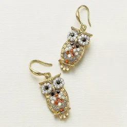 Best Sale Boucles d'oreilles Sagesse du Hibou Boucles D'oreilles