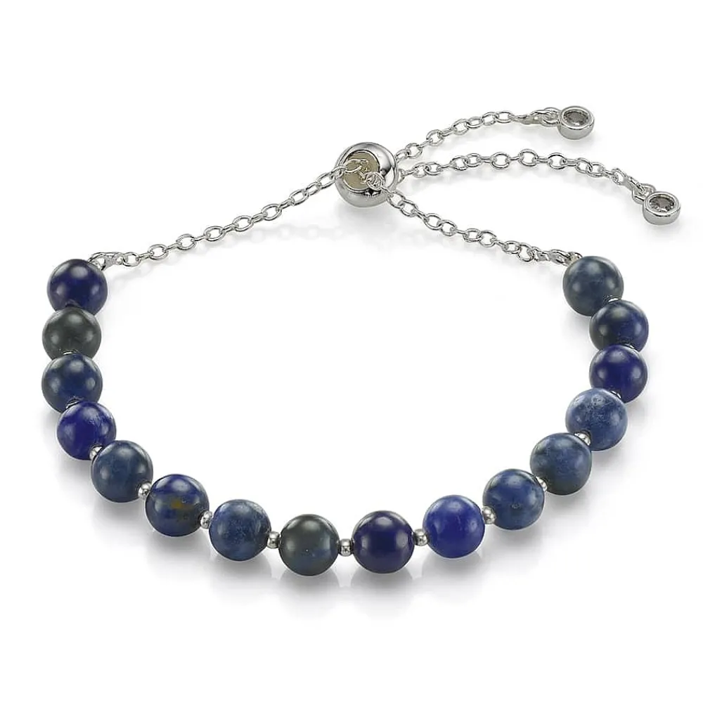 Store Bracelet Courage en Lapis Bracelets