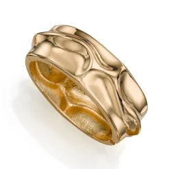 Hot Bracelet Doré Lignes Fluides Bracelets