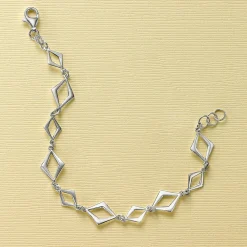 Discount Bracelet en Argent En Perspective Bracelets