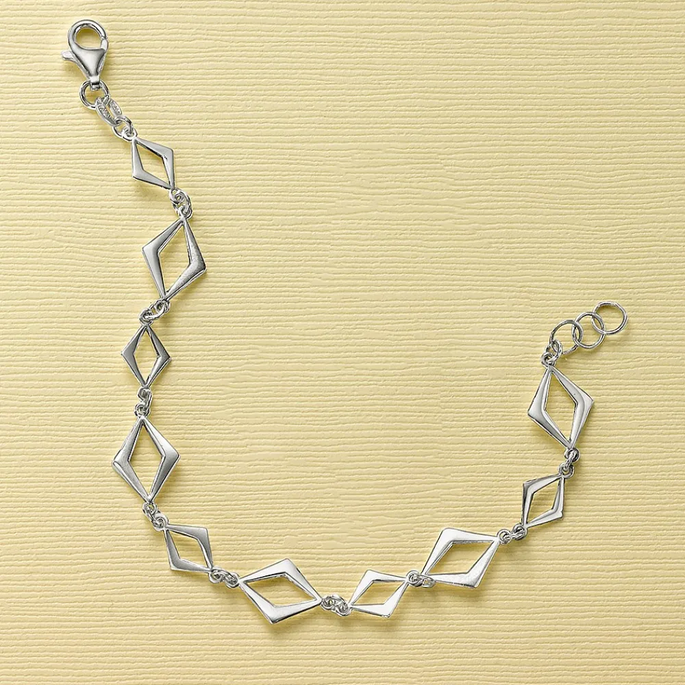 Discount Bracelet en Argent En Perspective Bracelets