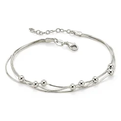 Fashion Bracelet en Argent Parfaitement Ponctué Bracelets