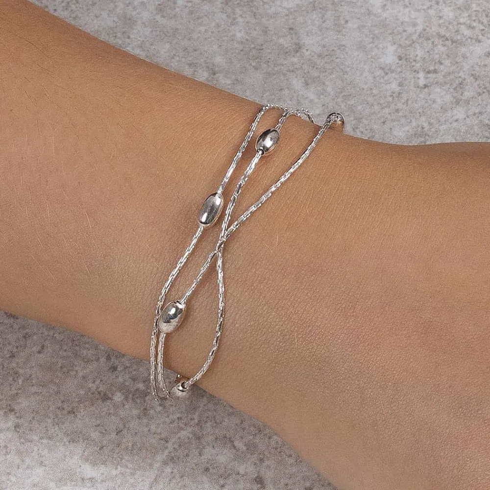 Cheap Bracelet en Argent Tandem Bracelets