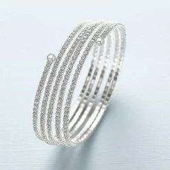 New Bracelet en Cristal à Spirales Bracelets