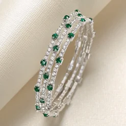 Shop Bracelet en Spirales en Cristal Coeur Conquis Bracelets