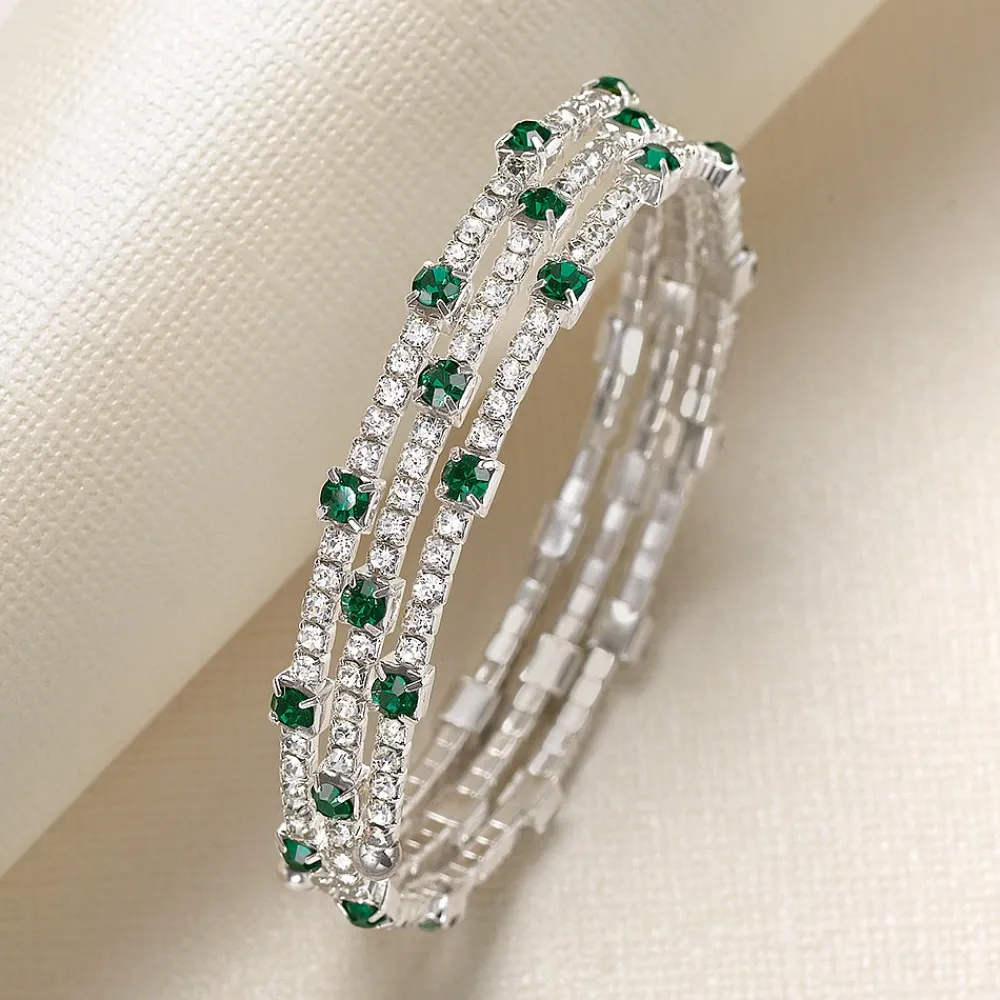 Shop Bracelet en Spirales en Cristal Coeur Conquis Bracelets
