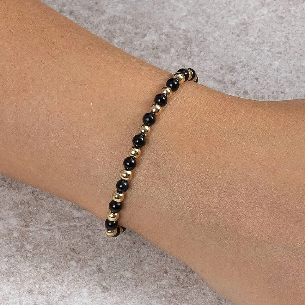 Flash Sale Bracelet Onyx Contrasté Bracelets