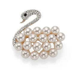 Cheap Broche Cygne Brillez avec Grâce Broches | Broches