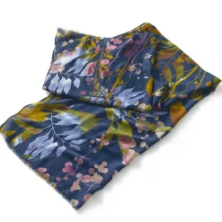 Shop Écharpe Florale Originale en Bleu Écharpes Et Foulards
