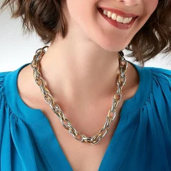 New Collier à 2 Tons Connaître les Ficelles Colliers Et Pendentifs