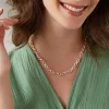 Clearance Collier Bicolore Éclat d’Argent Colliers Et Pendentifs