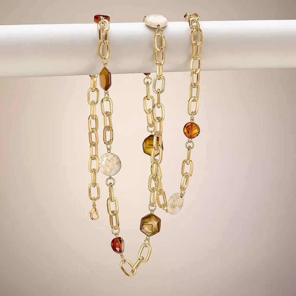 New Collier Cœur de Pierre Colliers Et Pendentifs