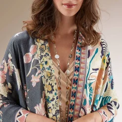 New Collier Cœur de Pierre Colliers Et Pendentifs
