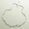 Cheap Collier en Argent Parfaitement Ponctué Colliers Et Pendentifs