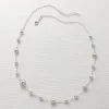 Fashion Collier en Argent Ponctué d’une Perle Colliers Et Pendentifs