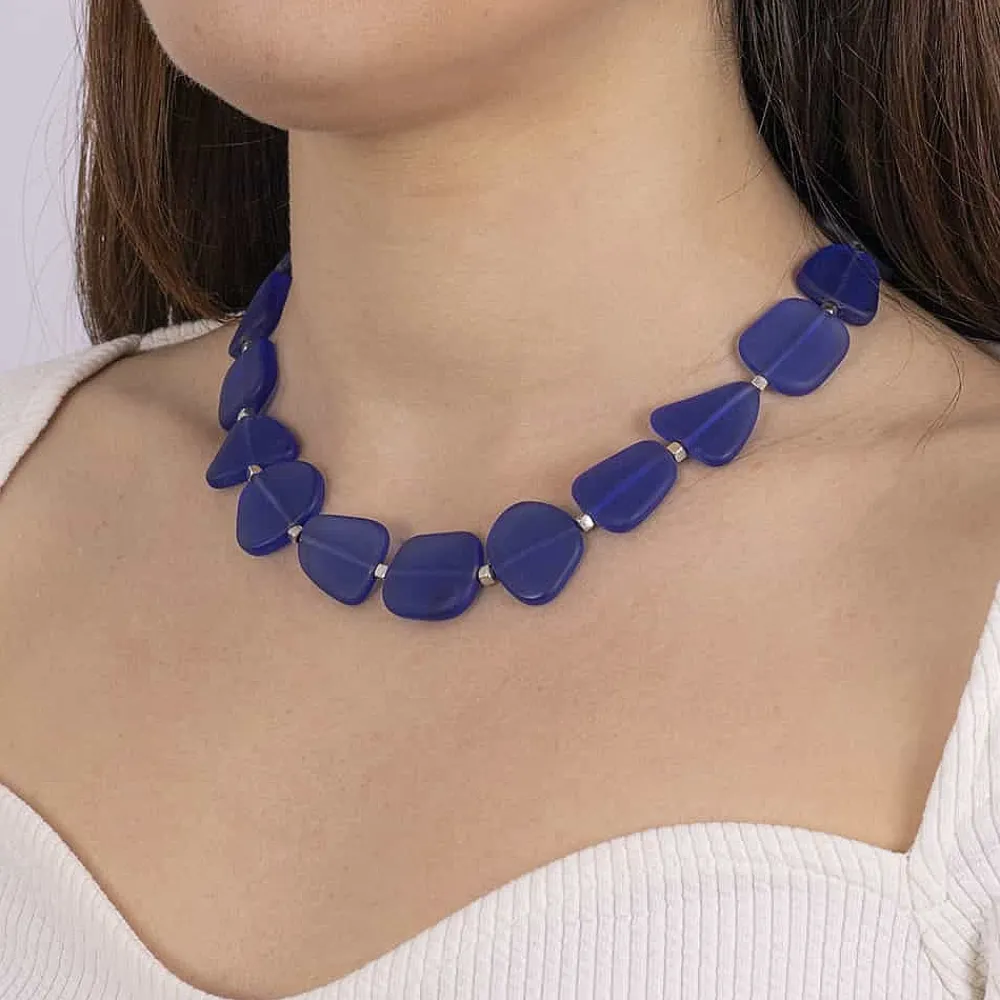New Collier La Beauté du Bleu Colliers Et Pendentifs