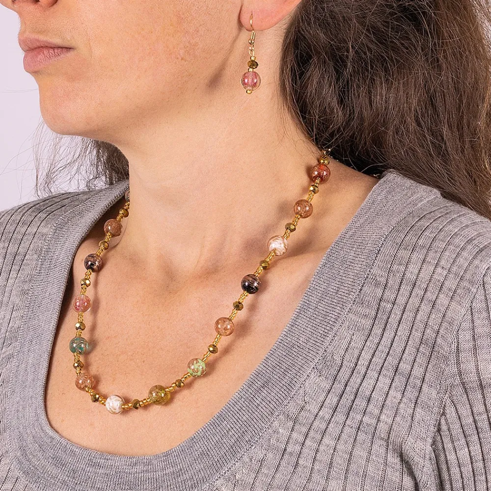 Best Sale Collier Murano Vivez Votre Bonheur Colliers Et Pendentifs