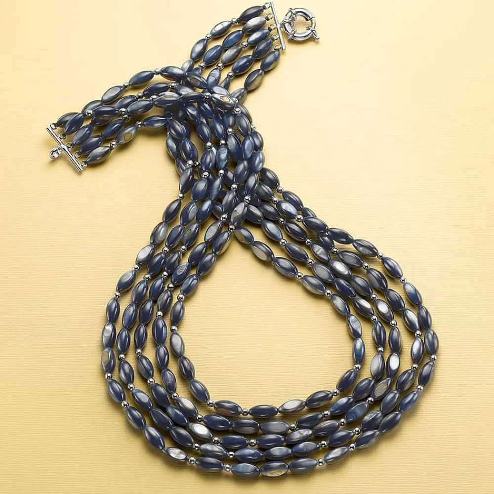 Clearance Collier Rien Que du Bleu Colliers Et Pendentifs