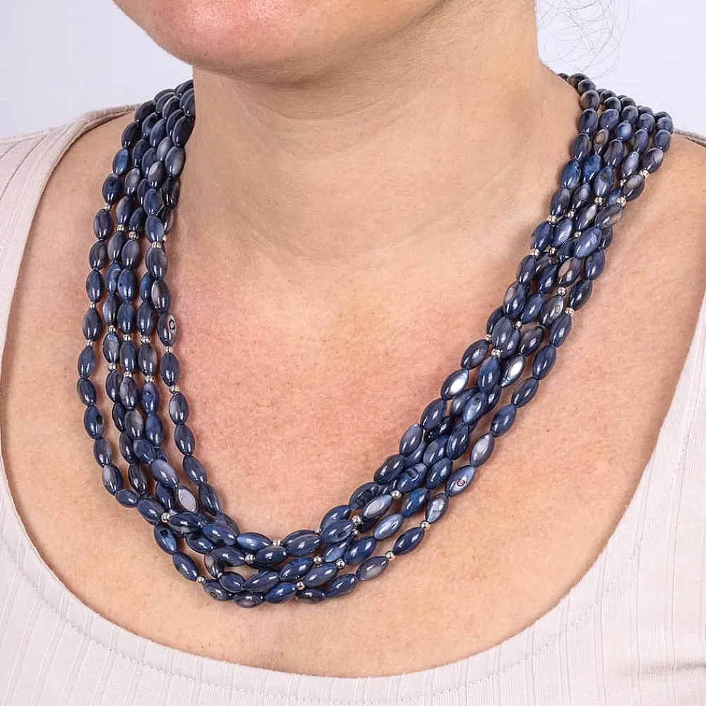 Clearance Collier Rien Que du Bleu Colliers Et Pendentifs