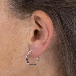Fashion Créoles en Argent Votre Meilleur Profil Boucles D'oreilles