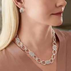 Outlet Créoles Rencontre avec l’Argent Boucles D'oreilles