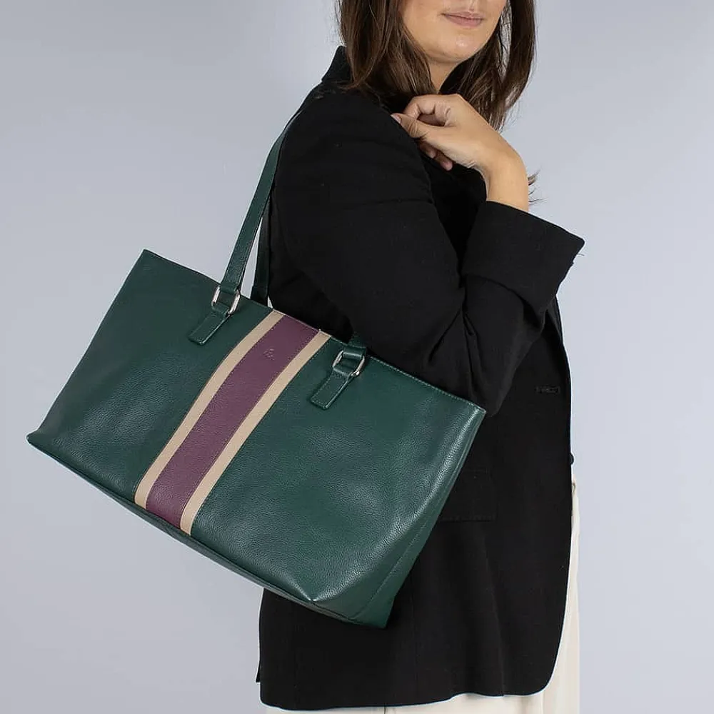 New Fourre-tout en Cuir Entre les Lignes Sacs