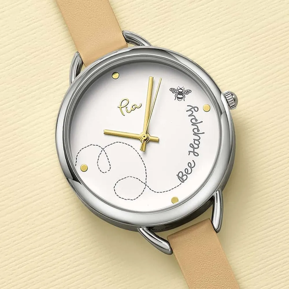 Best Sale Montre en Cuir Heureuse Comme l'Abeille Montres | Montres
