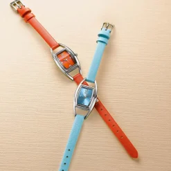 Clearance Montre en Cuir Orange L'Heure Est Venue Montres | Montres