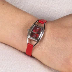 New Montre en Cuir Rouge L'Heure Est Venue Montres | Montres