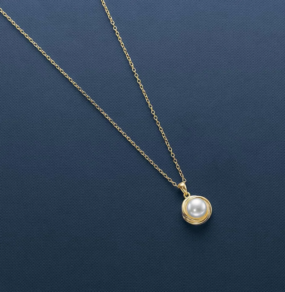 Best Sale Pendentif en Or Promesse de Perle Colliers Et Pendentifs