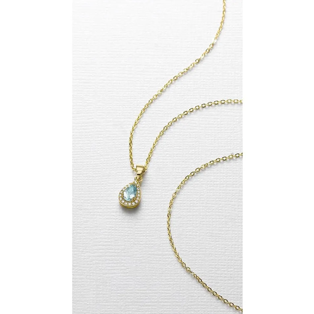 Hot Pendentif de Topaze Bleue Besoin de Limpidité Colliers Et Pendentifs