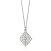 Sale Pendentif en Argent Géométrie Tissée Colliers Et Pendentifs